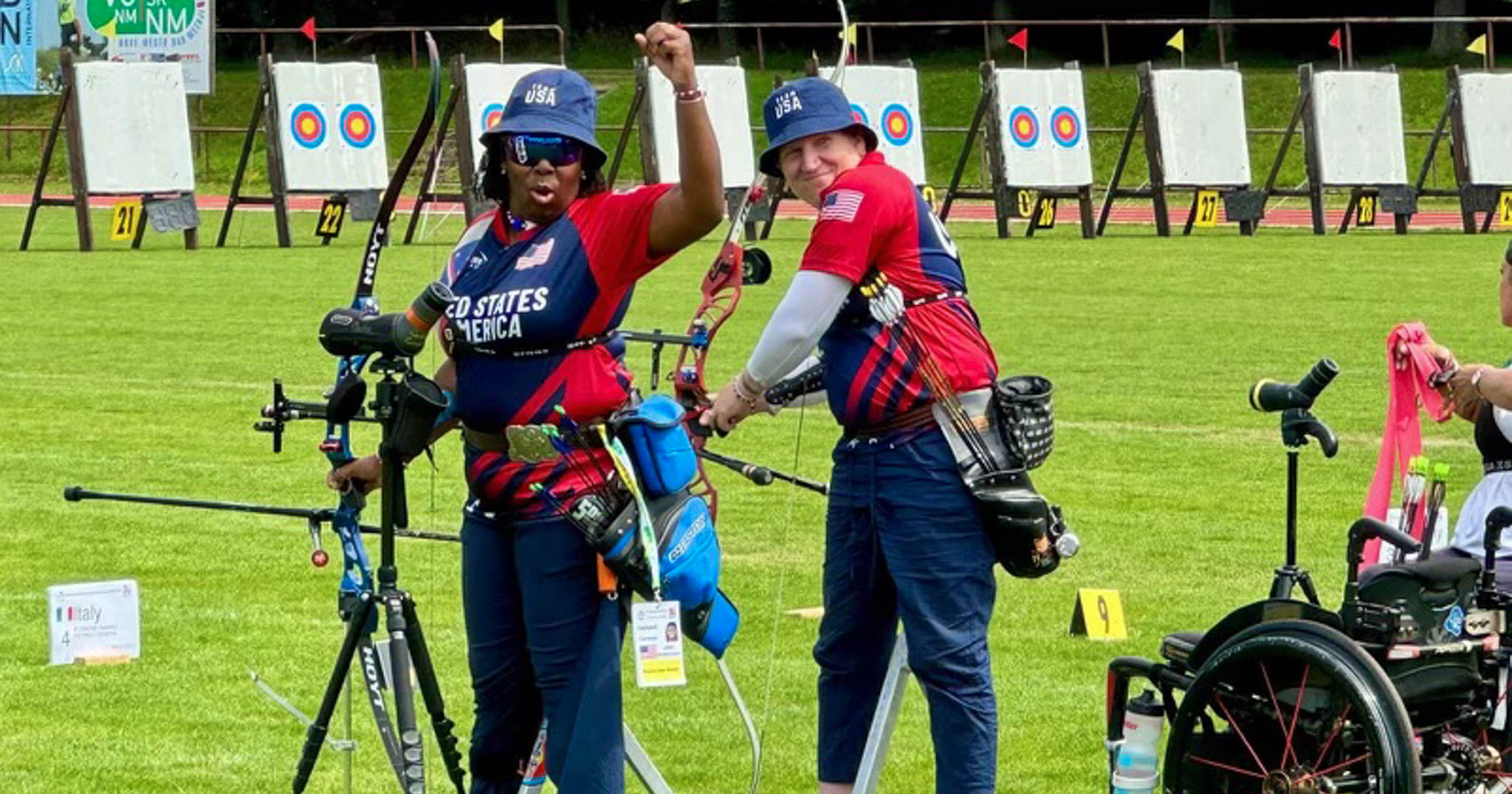 Para recurve pár Cesar a Sternfeld stíhá bronz v České republice